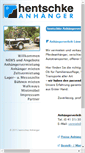 Mobile Screenshot of hentschke-anhaenger.de