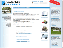 Tablet Screenshot of hentschke-anhaenger.de